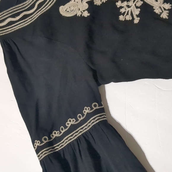 Hot & Delicious Embroidered Tassel Dress women size L - Picture 4 of 11